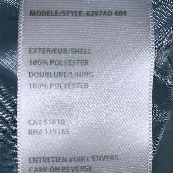 Tribal Studio Blue Microsuede Jacket Size 8 - Picture 7 of 8